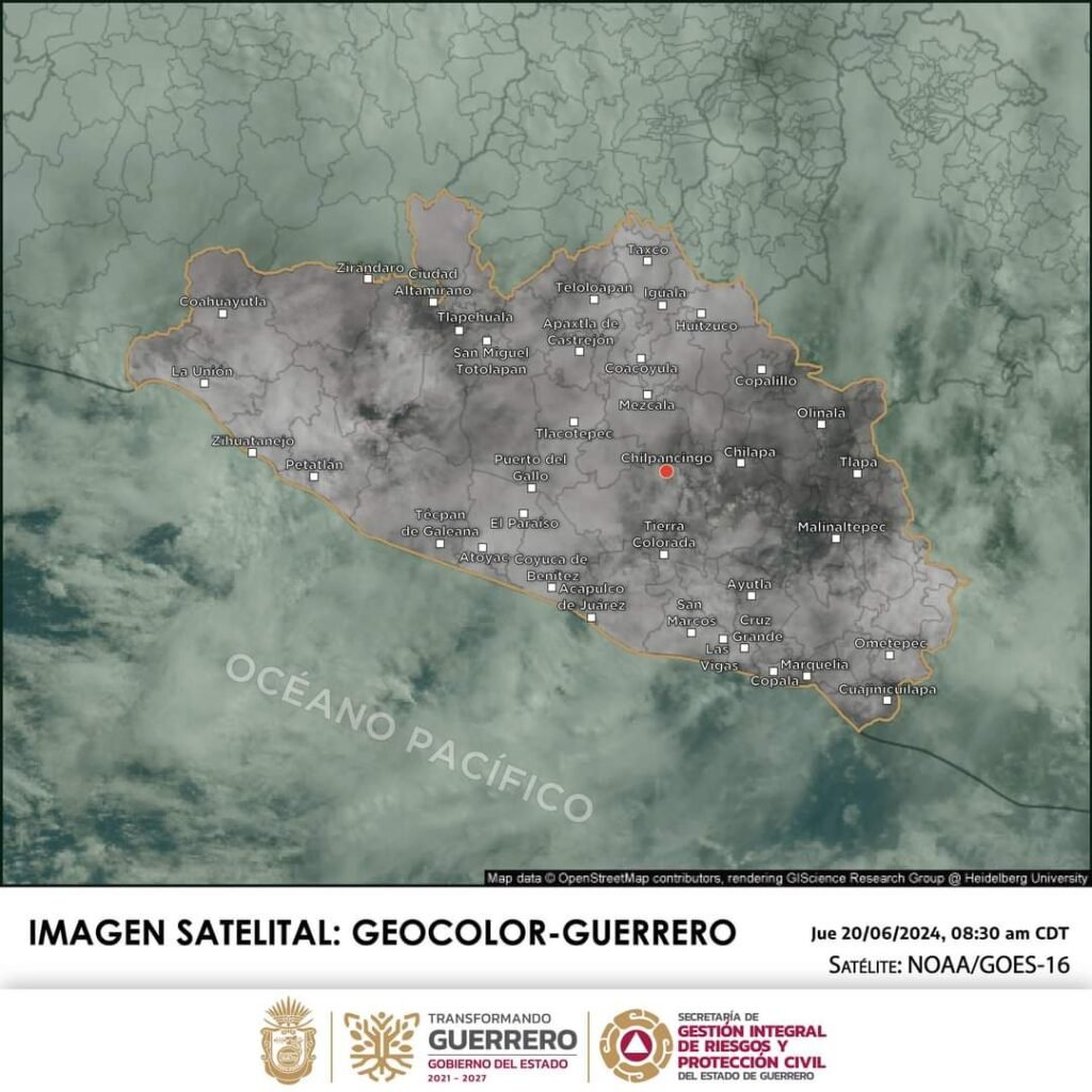 Se prevén lluvias ligeras a moderadas en las diferentes regiones del