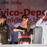 Evelyn Salgado conmemora en Chilpancingo el 114 aniversario de la Revolución Mexicana con desfile cívico-deportivo